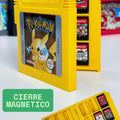 Estuche para juegos de Nintendo Switch con forma de cartucho de Gameboy diseño Pikachu, Nintendo Switch game case - desing cartridge style