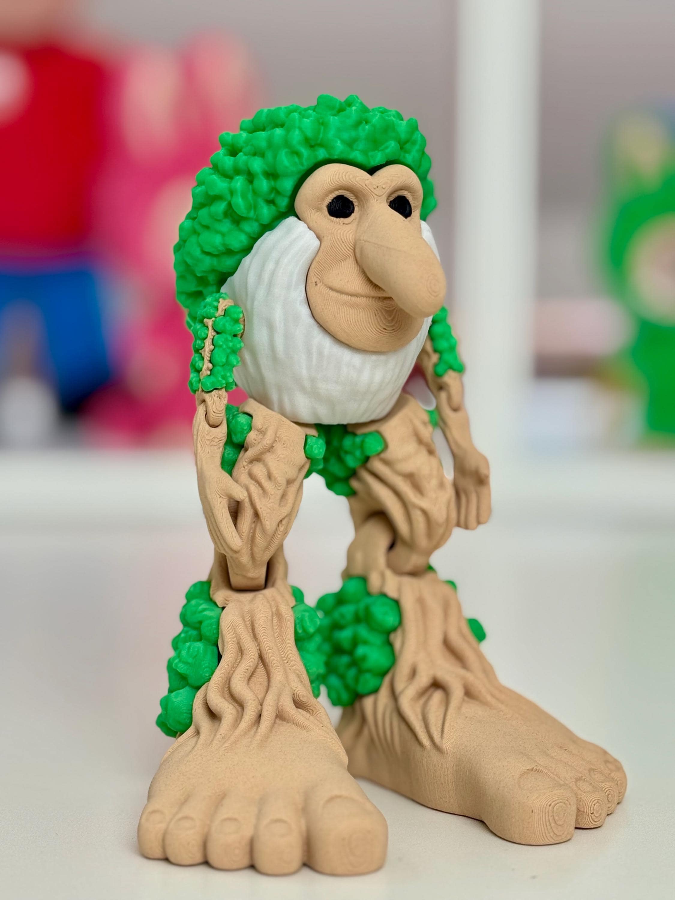 Figura Brr Brr Patapim 15cm articulado, meme italiano articuled Brr Brr Patatim, Brainrot italiano el regalo perfecto hombre babuino árbol.