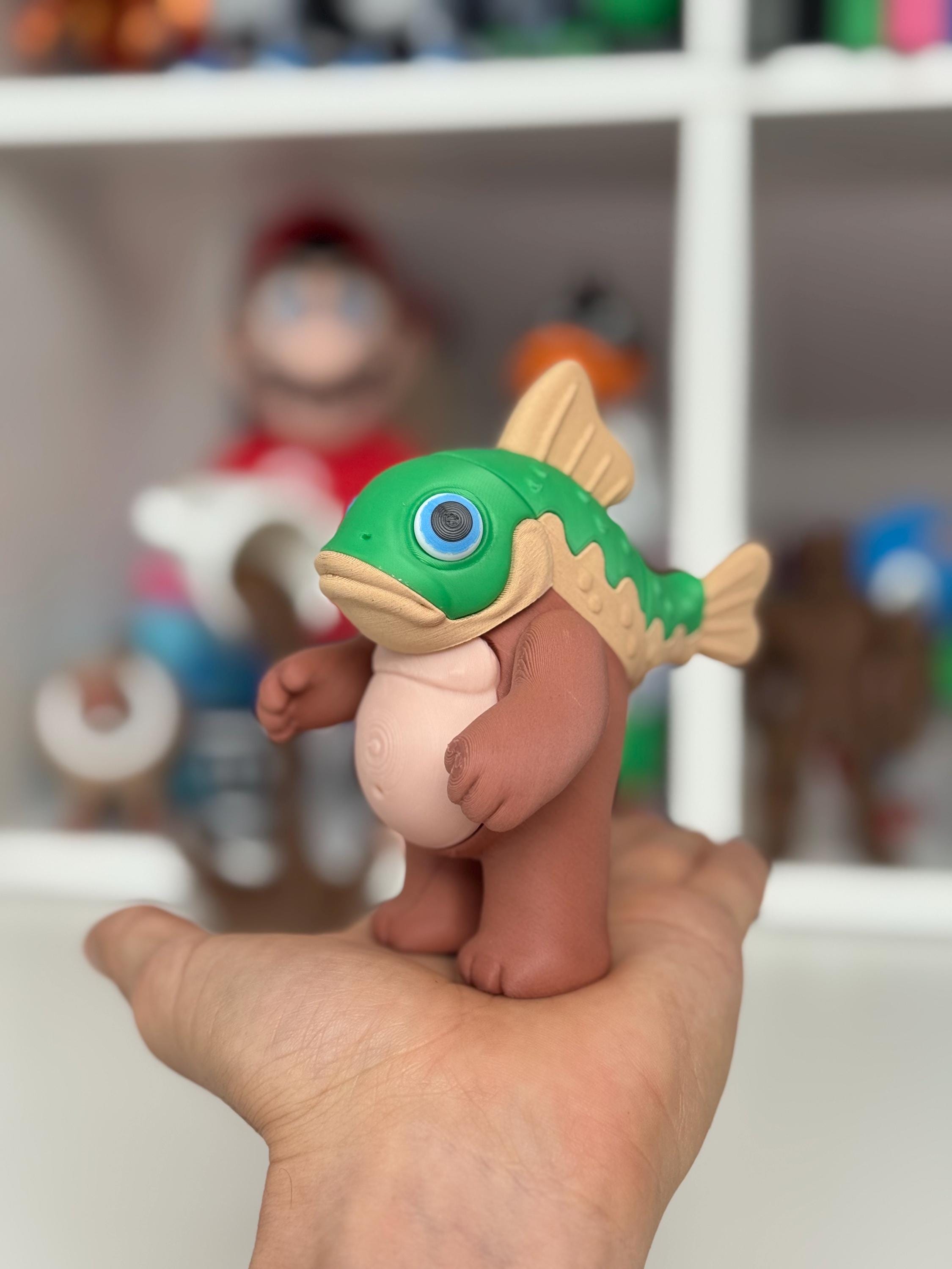 Figura Tripi tropi tropa tripa, meme viral de TIKTOK meme Italiano Brainrot pez oso