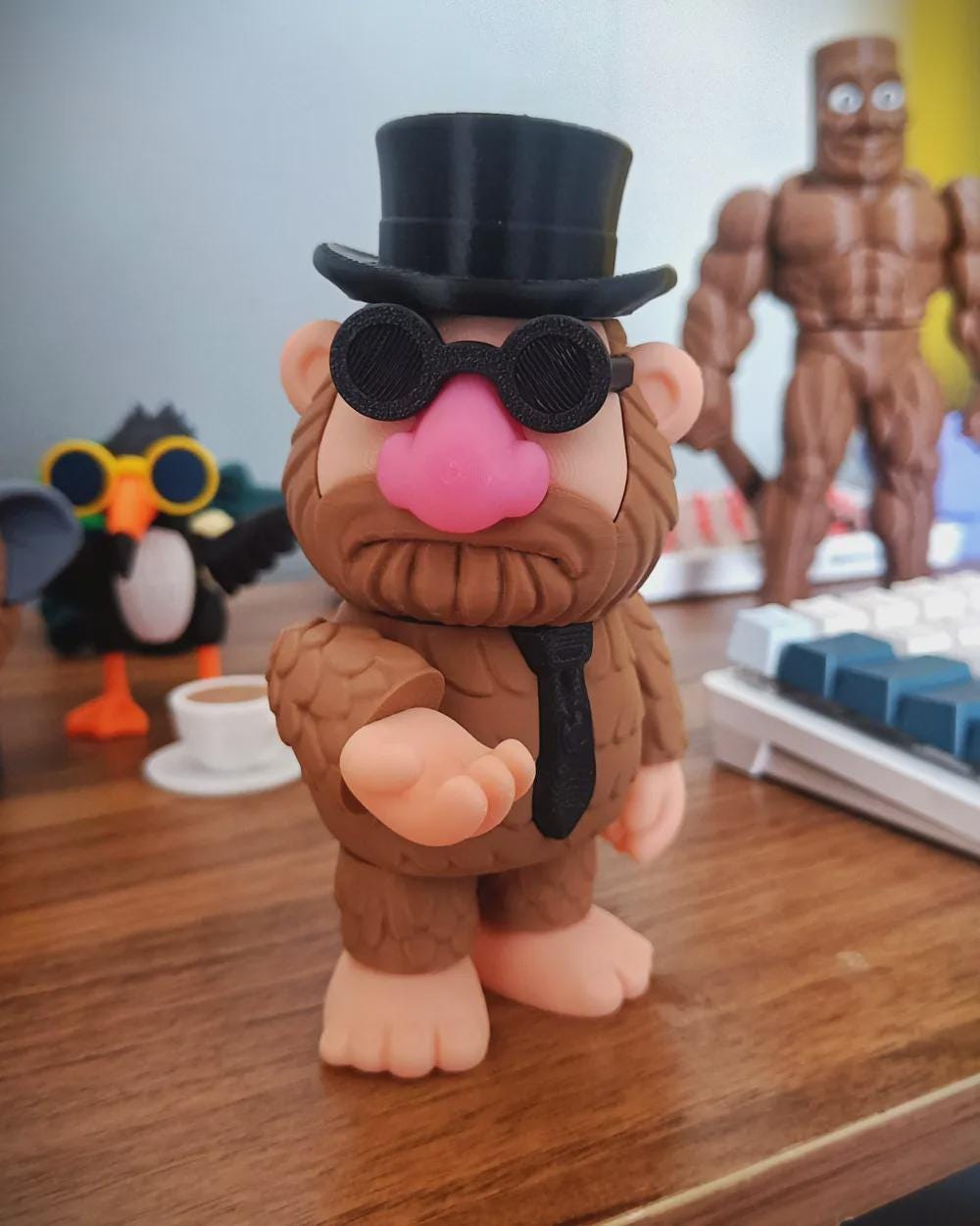 Figura Mateo articulado, Toy meme italiano articuled Mateo, Brainrot italiano