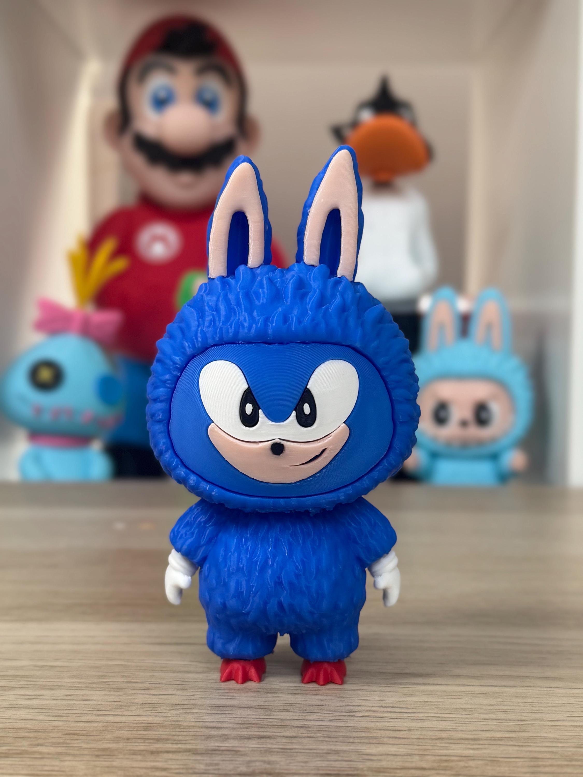 Figura LABUBU SONIC the Hedgehog sega edición coleccionista