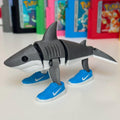 Tralalero Tralala Tiburón articulado, Figura meme de Tralalero Tralala,tiburón de PLA , pintado a mano,Tralalero Tralala Articulated Shark