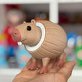 Figura Burbaloni Luliloli 10cm, meme Brainrot italiano, ardilla castor castaña