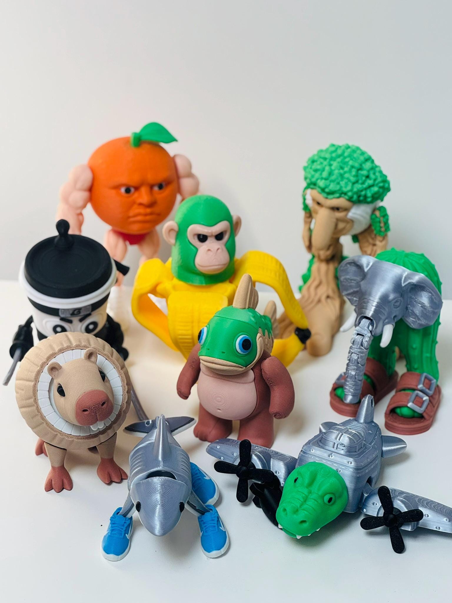 Figure articuled toys Brainrot Colection MEME ITALIANO Figura articuladas Cocofanto, Udin din, Vaca Saturno, Chimpanzini, Capuchino...
