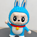 LABUBU DORAEMON collector's edition, rigid figure Zimomo Angel Plastic Monstruo Labubu