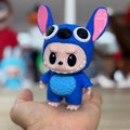 Figura LABUBU STITCH 13cm para coleccionistas Zimomo Angel stitch