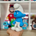 Figura Pitufo Gruñón 18 cm – Edición coleccionista Los Pitufos – Decoración retro – Regalo Figura decorativa